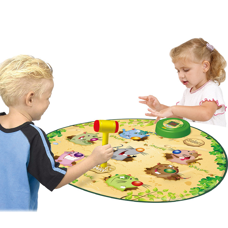 Baby baby girl boy young children's educational large music knocking and smashing the gopher game machine blanket toy gift