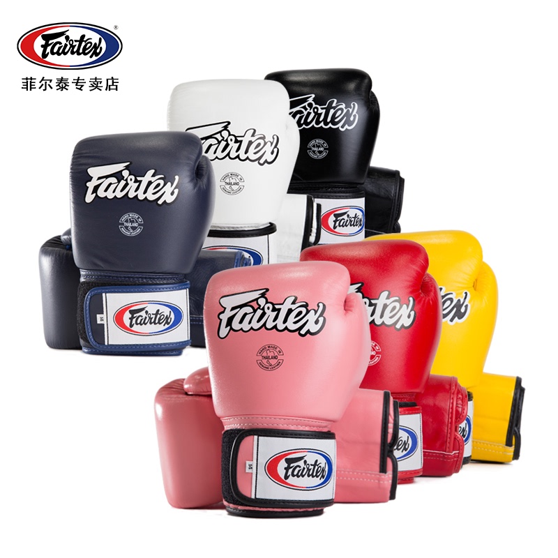 Fairtex Muay Thai Gloves Bgv1 Thailand Boxing Gloves for Men and Women, Cowhide Leather, Sandbag, Adult and Kidsren Training