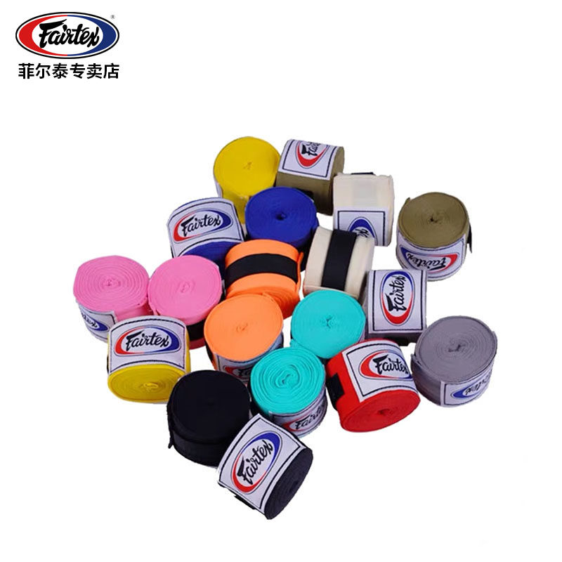 Fairtex Thai Boxing Bandage 4.57m Protective Gear Men's and Women's Hand Strap Fighting Training Fighting Sanda Strap