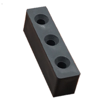 Aluminum alloy sliding door and window protection anti-collision limit block nylon solid plastic block hotel sliding window positioning block