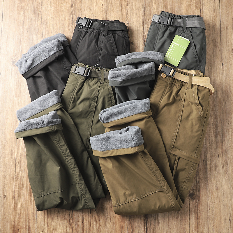 Out of Germany! Outdoor Windproof and Waterproof! Autumn and Winter Men's Fleece-Lined Thickened Cold-Resistant Warm Straight-Leg Softshell Work Pants Out of Germany! Outdoor Windproof and Waterproof! Autumn and Winter Men's Fleece-Lined Thickened Cold-Resistant Warm Straight-Leg Softshell Work Pants