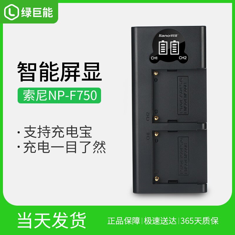 Green Giant Sony NP-F970 F750 F930 Charger HXR-NX5C NX5R NX3 200 TRV1 NX5 Camera Battery Holder Charged usb type-c