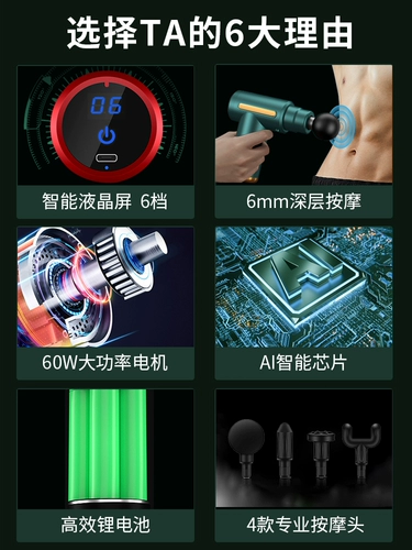 Xiaomi Белый массажный сосуд фасция пистолет электрический портативный молоток избивает плечо на плечо.