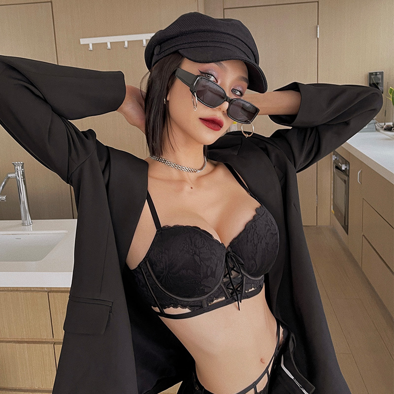 Lingerie Women Gather Little Chest Comfort Adjusted Underwear 2022 New Exploits Sexy Popmilk Big Bra Women Summer