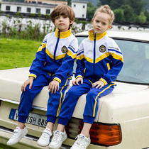 childrens spring autumn school uniform set 2021 first grade sportswear pure cotton kindergarten clothing