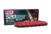 Imported from Japan RK chain High performance racing chain NR520XSO-120 section fluorescent red