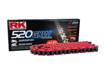 Imported from Japan RK chain High performance racing chain NR520GXW-120 section fluorescent red