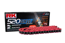  Imported from Japan RK chain High performance racing chain NR520GXW-120 section fluorescent red