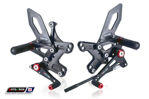 MOTO-TRON KAWASAKI ZX10R 2011-2020 MODIFIED ELEVATED RACING PEDALS