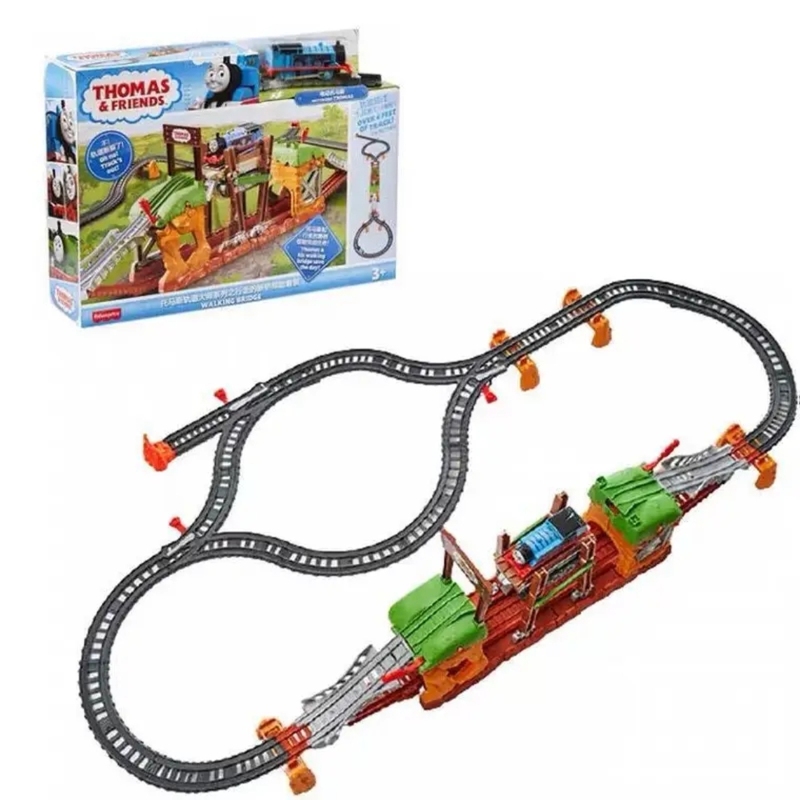 Original Tomasi and Friends Track Master Series Multi-Cup Racing Competition Track Set Walking Bridge