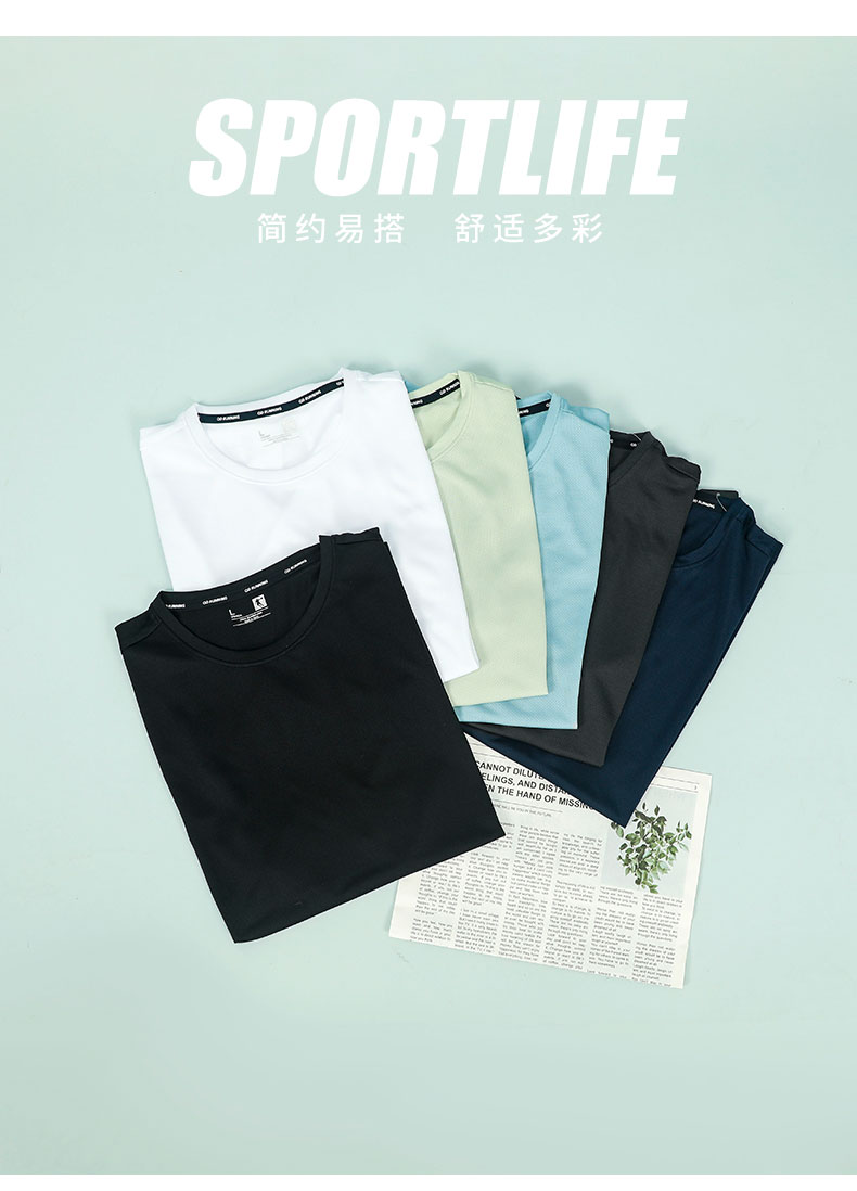 Jordan Short-Sleeved Men's 2026 New Summer T-Shirt Official Flagship Store Authentic Men's Top Sports T-Shirt Half-Sleeved — تصویر 1