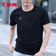Quần short nam Jordan 2018 hè mới nam cổ tròn Slim quần áo thoáng khí chạy bộ thể dục quần áo thể thao áo thun nam áo tank top Áo phông thể thao