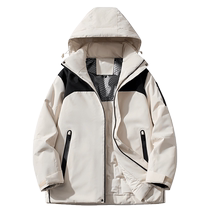 Jeep cotton coat mens autumn and winter 2024 new outdoor windproof and waterproof couple thickened warm jacket cotton coat
