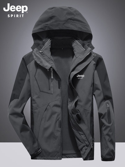 Мужская куртка-трансформер 3-в-1 Jeep для активного отдыха, новая коллекция осень-зима 2025, мужская одежда