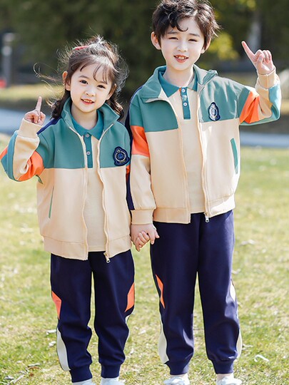 一年级班服秋季幼儿园园服春秋三件套英伦风运动服套装小学生校服
