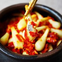 Taihu Taste Ji Qiong Anhui specialty scallion food handmade crystal clear and crisp