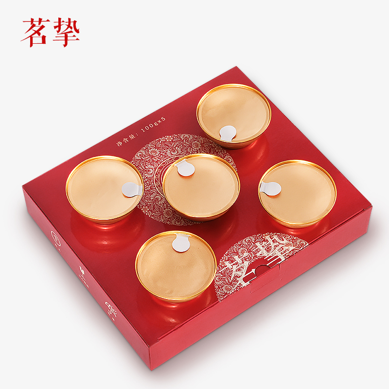 茗挚碗装冰糖燕窝即食燕窝正品100g*5碗小金碗孕妇补品饮品礼盒