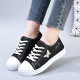 Трендовые тканевые туфли для отдыха, комфортная универсальная нескользящая спортивная обувь, слипоны, в корейском стиле, мягкая подошва