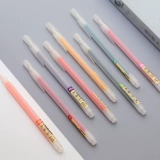 Акварель, мелки, комплект для школьников, хайлайтер, милые цветные карандаши, кисть для письма, ручная роспись, простой и элегантный дизайн, Южная Корея, популярно в интернете