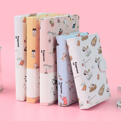 Портативный маленький ноутбук, карманный блокнот, милая свежая книга, японский креативный милый ретро комплект, ручная роспись