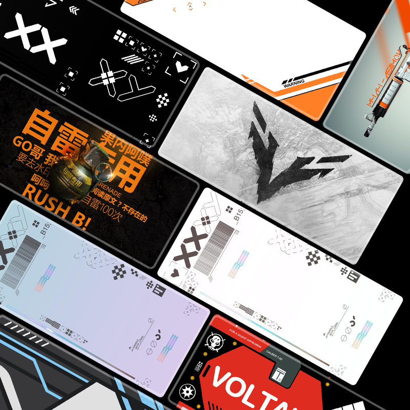 Game table mat custom internet cafe oversized CSGO printing set mouse mat e-sports office keyboard mat anti-terrorism elite 2 simov tianlu eggplant lock edge padded student dormitory cloth wrist pad