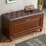 Американский стиль с твердым деревом для обувной шкаф для обувного шкафа для дома вход для хранения хранения хранения