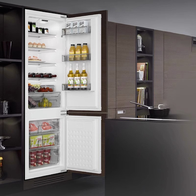 Asikee Full -Cale Holrigrator Mosted Ultra -Thin Cabinet Скрытый инкрустанный домохозяйство -в одном холодильнике 32Bia
