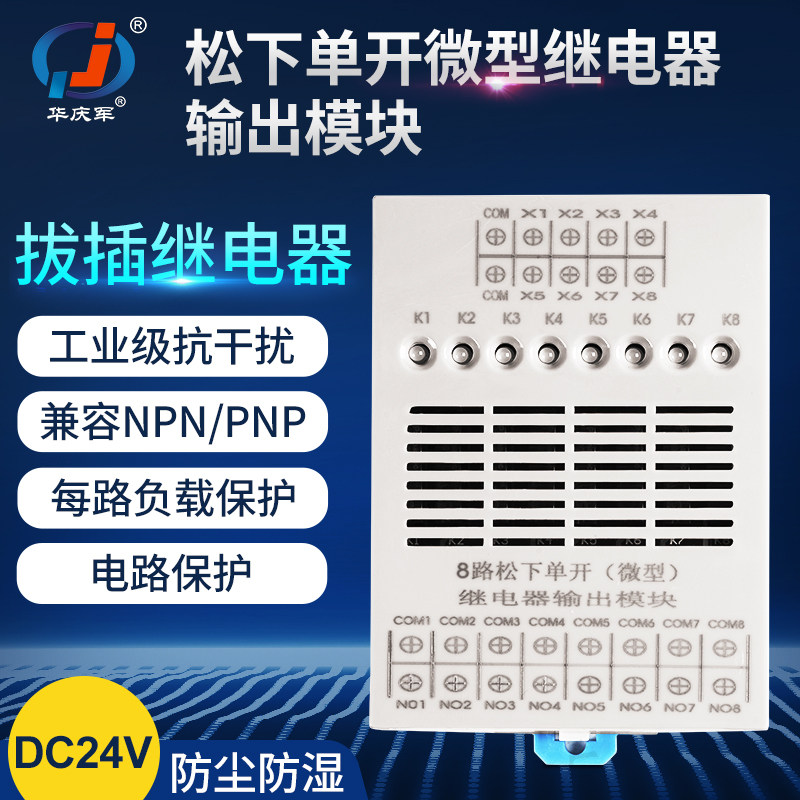 Panasonic single open miniature relay output module 24V industrial expansion PLC industrial control board NPNPNP boxed module - Taobao