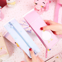 Milk styling pen bag female simple ins cute creative personality funny large-capacity stationery box Primary School students Korean version of tide birthday gifts shake sound Net red duck High School students cheap rewards