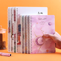 4 notebook notebook Korean simple hipster college students coil book b5 creative notepad a5 exercise book B5 notepad thick notebook roll 16k large soft copy