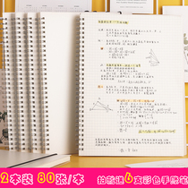 pp coil book b5 lattice book grid book notebook simple College student class notes exercise book horizontal line book blank book notepad stationery a5 dot matrix book student exercise book