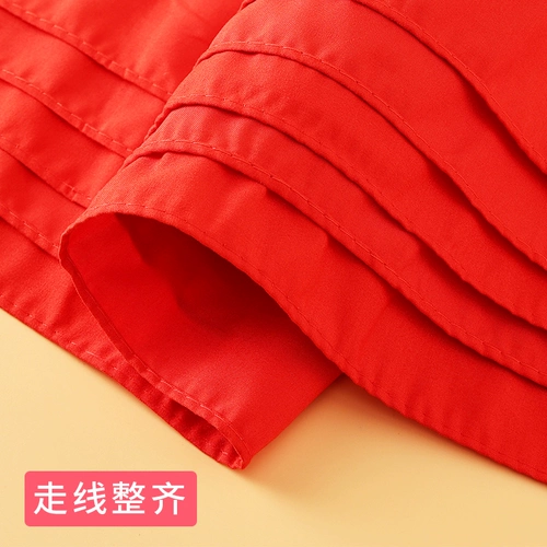 Универсальный хлопковый шелковый детский шейный платок, 1.2м, 1-3 года