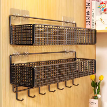 No punch-out storage rack on the wall dormitory bedside storage rack