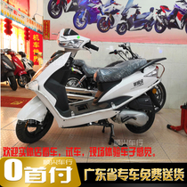 Installments Country four EFI silver steel motorcycle scooter Hawk Xun Eagle ghost rocket drill vehicle can be licensed