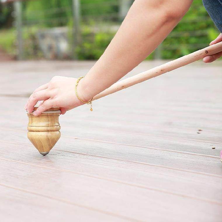 Classic Touro Folk Beating Sport Oversized Kid Boy Morning Practice Children Great Size Ice Rink Monkey Whip Rope Tops