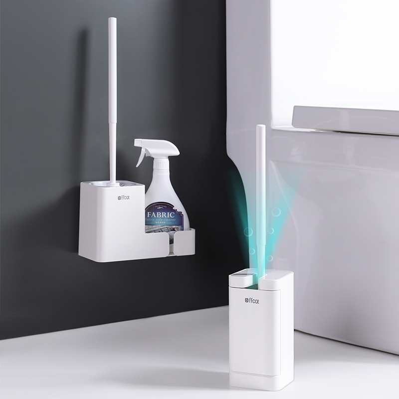 Toilet Brush Hanging Wall Style Nordic Makeup Room Clean Wall-mounted Suit Home No Dead Ends Wash Toilet Brush Toilet Brush