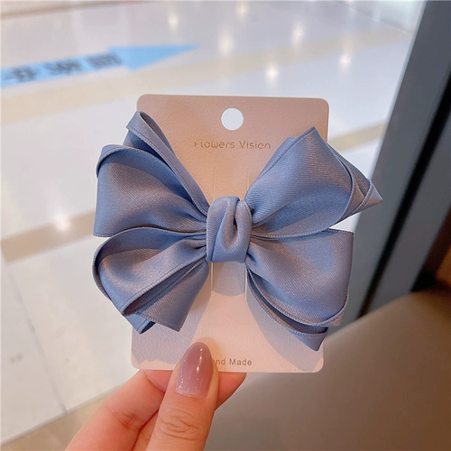 Заколка для волос для принцессы с бантиком, элитный детский аксессуар для волос, зажим для волос, хвостик, шпильки для волос