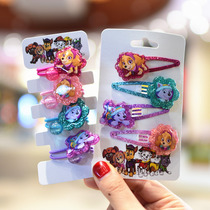 Dog Team Pony girl Hairpin Hair rope Hair accessories jewelry Children BB clip head rope Woof