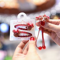 South Korea exports hair accessories Head accessories Millet bow Childrens hair circle hairpin strange mouse girl hair rope broken hairpin