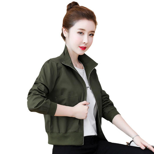 夹克外套女小个子春秋爆款今年流行上衣百搭时髦减龄棒球服ins潮