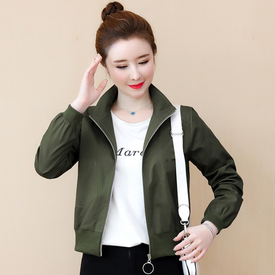 夹克外套女小个子春秋爆款今年流行上衣百搭时髦减龄棒球服ins潮