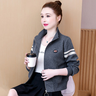 美式高街气质开衫夹克上衣女2025秋冬季新款加绒加厚棒球服短外套