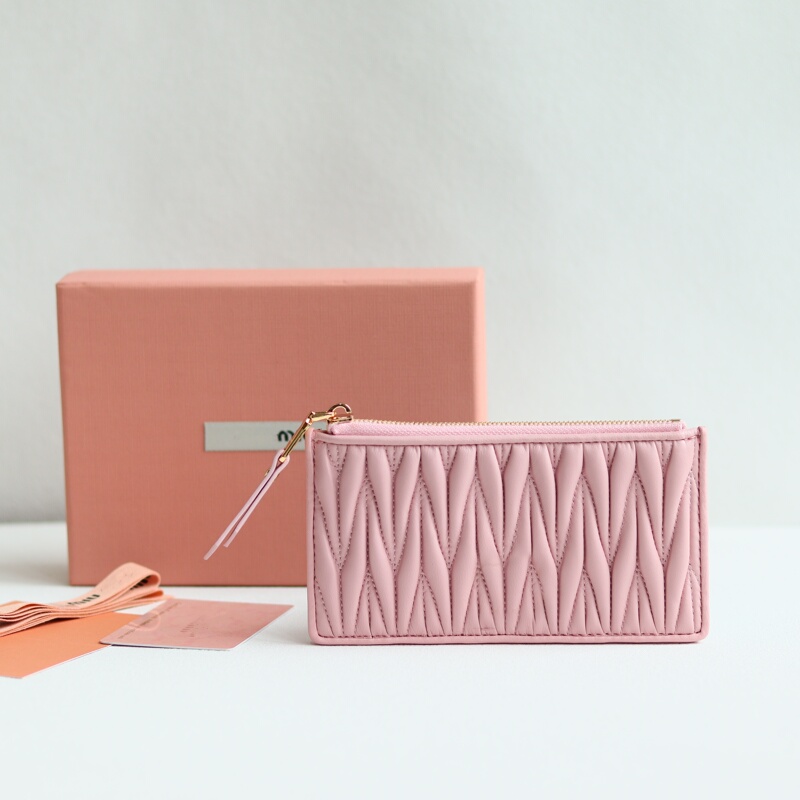 2026 Spring/Summer Hot Style Pocket Wallet Women's Fashion Pleated Wallet Anti-Demagnetization Bank Card Holder