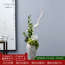 New Chinese zen simulation flower ornaments high-end dining table tea table Floral decoration decorative silk flowers Indoor living room fake flowers