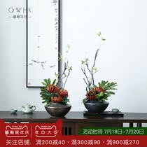 New Chinese zen simulation flower high-grade quality vintage living room ornaments natural wind plum dead branches fake flowers decorative flowers