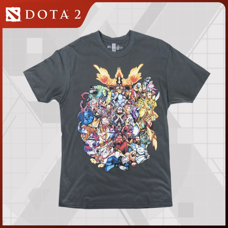 Hàng hóa chính thức của DOTA2-T-shirt Hero T-shirt - Game Nhân vật liên quan