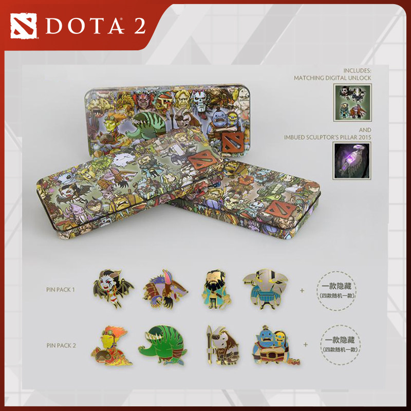 DOTA2 TI5 limited metal badge Vavle genuine peripheral with CDkey
