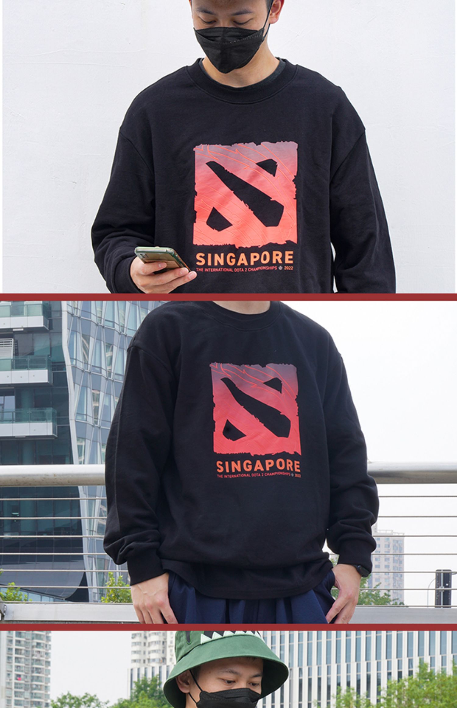 DOTA2 TI11新品秋季卫衣 长袖T恤 男士秋装LOGO刀塔款国际邀请赛