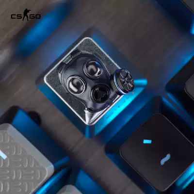CSGO SAS key cap mechanical keyboard aluminum alloy personalized 3D keyboard key cap genuine VALVE peripheral