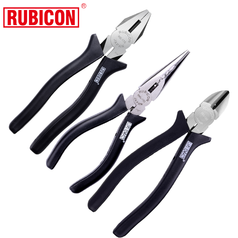 Robin Hood electrical pliers Flat mouth pliers pointed mouth pliers Oblique mouth pliers 6 inch 8 inch RS vise RML pointed mouth RD oblique mouth pliers
